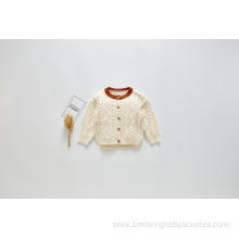 Children Girls Knitted Wool Cardigan